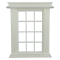 Dolls House Miniature Plastic Georgian Window Frame 12 Pane 1:24
