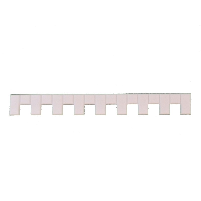 Dolls House White Plastic Quoins 1:24 Decorative Trim Builders DIY