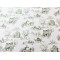 Dolls House Toile de Jouy Green on White Miniature Picture Print Wallpaper 1:12