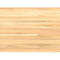 Dolls House Bare Wood Random Plank Flooring Wooden Strip Sheet Miniature