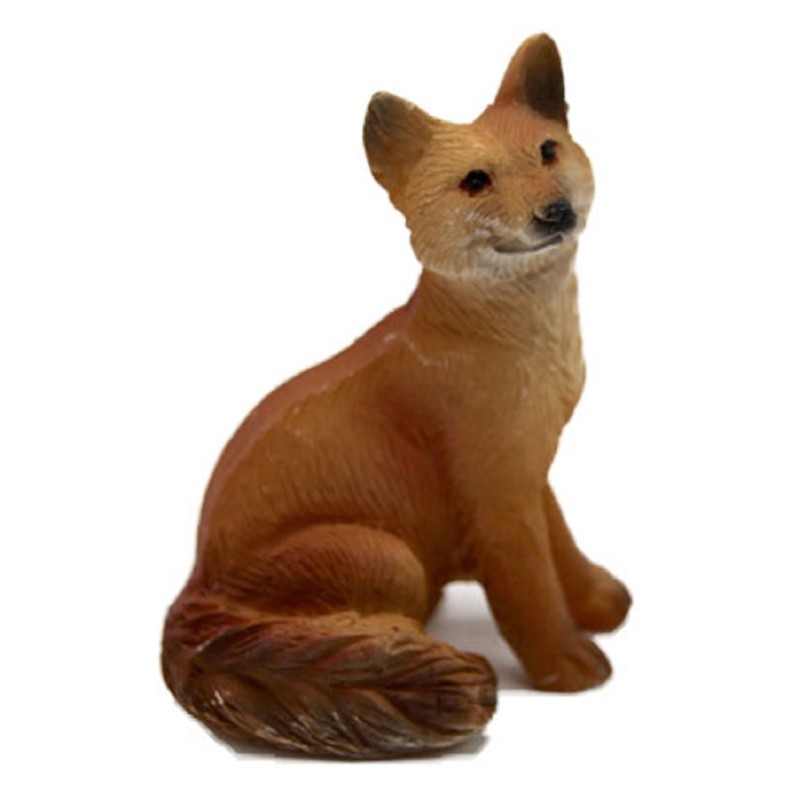 Dolls House Fox Miniature Garden Wildlife Animal Outdoor Accessory