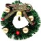Dolls House Large Decorated Merry Christmas Wreath Miniature Door Accessory 1:12