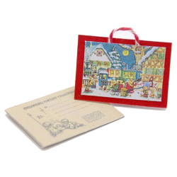 Dolls House Christmas Advent Calendar Traditional Miniature 1:12 Accessory Dolls House Christmas Advent Calendar Traditional Miniature 1:12 Accessory