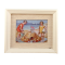 Dolls House Miniature Accessory The Sandcastle Painting White Frame