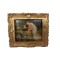 Dolls House Time with Mother Painting Gold Frame Miniature Accessory