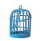 Dolls House Round Blue Birdcage Miniature 1:12 Scale Pet Accessory 